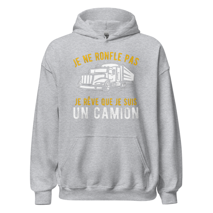 SWEAT À CAPUCHE JE RONFLE PAS