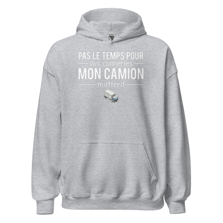 SWEAT À CAPUCHE MON CAMION M'ATTEND