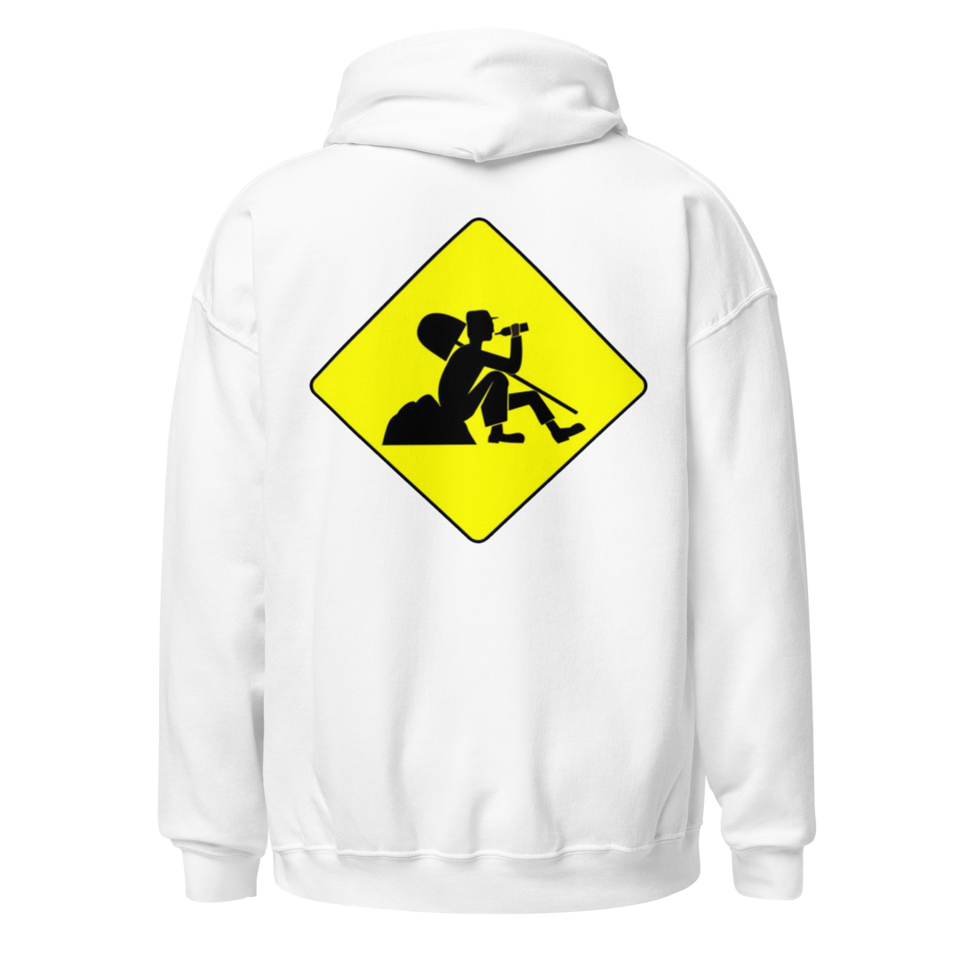 SWEAT À CAPUCHE BTP PANNEAU DOS