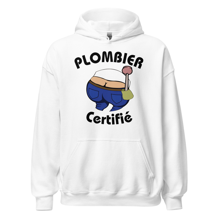 SWEAT À CAPUCHE PLOMBIER CERTIFIE