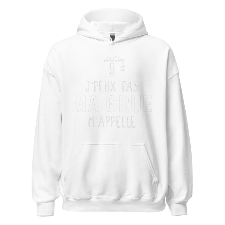 SWEAT À CAPUCHE GRUTIER JE PEUX PAS