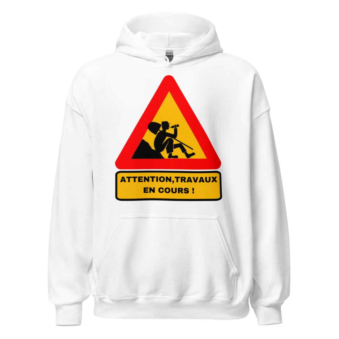SWEAT À CAPUCHE BTP CHANTIER EN COURS