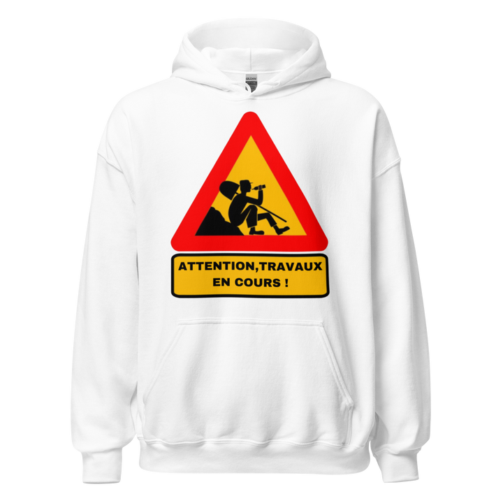SWEAT À CAPUCHE BTP CHANTIER EN COURS