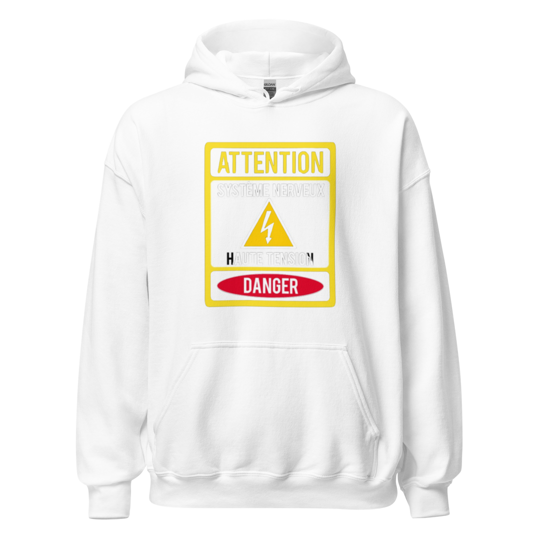 SWEAT À CAPUCHE ÉLECTRICIEN SOUS HAUTE TENSION