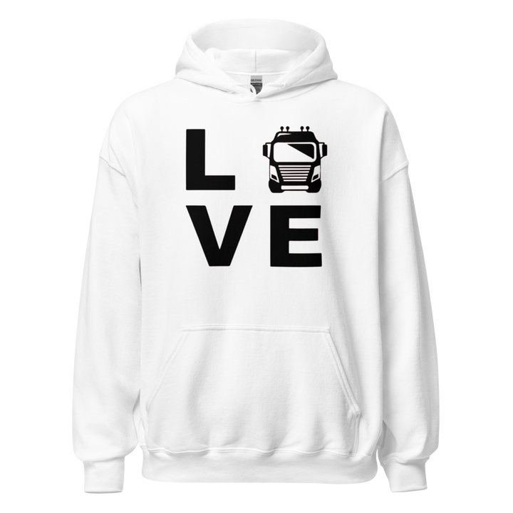 SWEAT À CAPUCHE LOVE CHAUFFEUR/ROUTIER