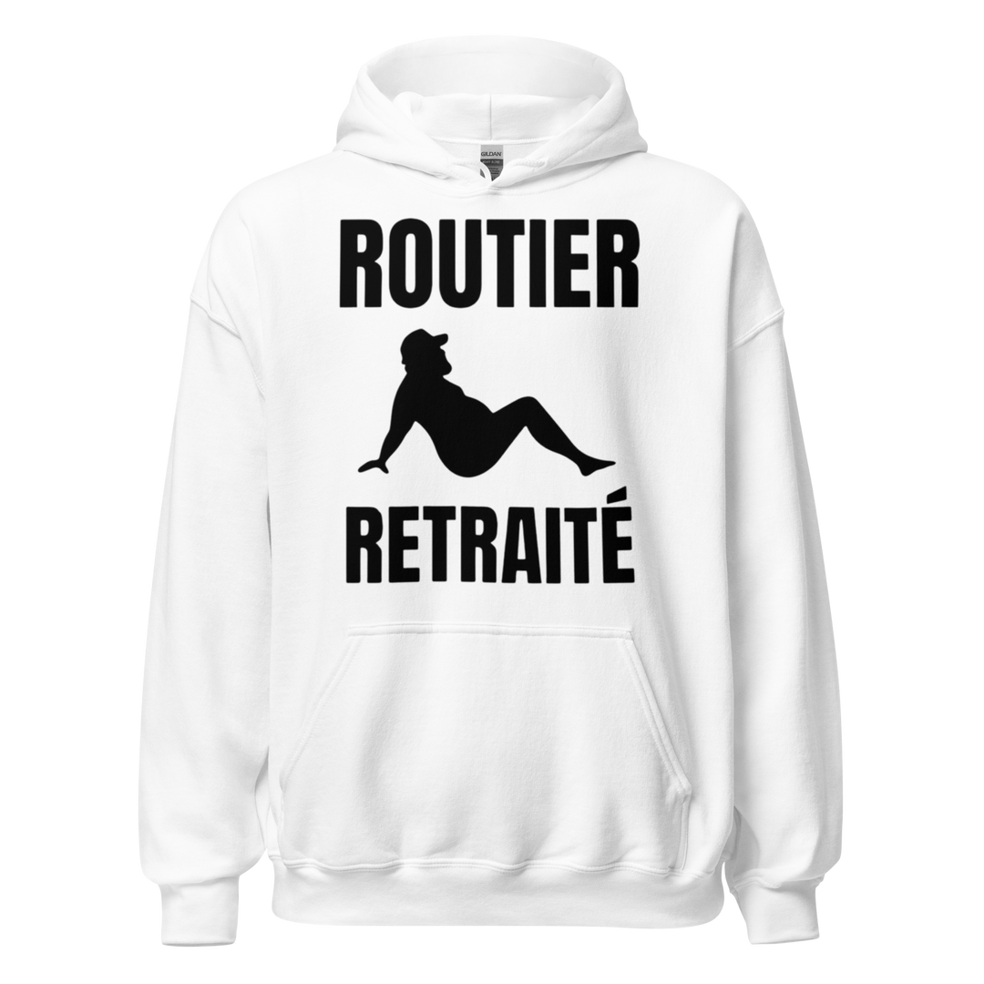 SWEAT À CAPUCHE ROUTIER RETRAITE